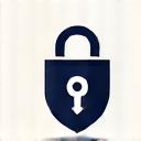 Icona di conformità GDPR e protezione dati con un lucchetto stilizzato